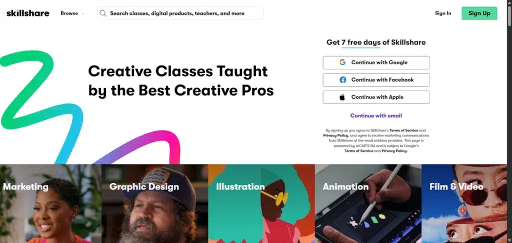 Skiilshare home page